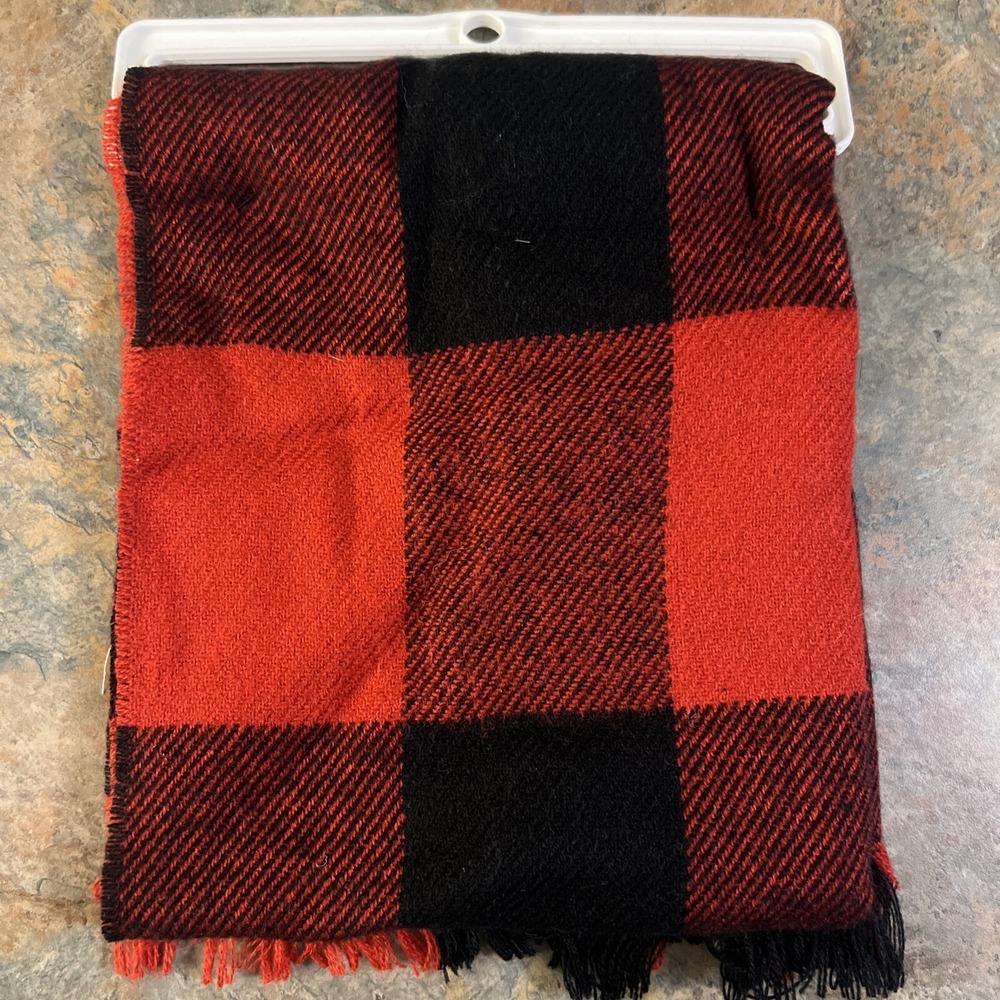 Goodfellow men's buffalo plaid scarf, NWOT